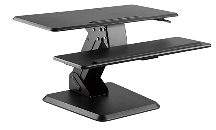 31.5" Wide Tabletop Sit to Stand Gas Spring Workstation